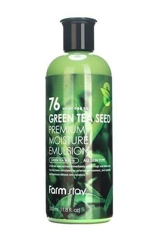 Farmstay Green Tea Seed Premium Moisture Emulsion Эмульсия увлажняющая с семенами зеленого чая