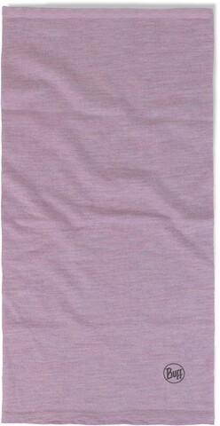 Картинка шарф-труба Buff Wool midweight Melange Lilac Sand - 4