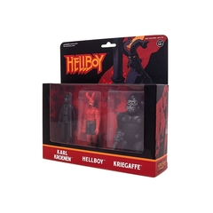 Фигурка Super7 Hellboy: Hellboy, Karl Kroenen, Kriegaffe Ape (3-Pack A)