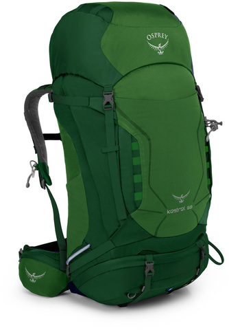 Картинка рюкзак туристический Osprey Kestrel 68 Jungle Green - 1