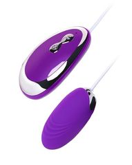 Фиолетовое виброяйцо A-Toys - 6,5 см. - 