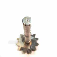 Шестерня привода барабана бетономешалки 12 зубов с валом