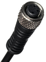 Кабель с разъёмом 2 метра. Разъём M8 прямой. 3-pin KJT-J8S3-LY