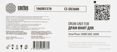 Фотобарабан (Drum-Unit) Cactus CS-DU3600 (106R01370) черный для Xerox Phaser 3600B 3600, 3600N (ч/б: 7'000 стр.)