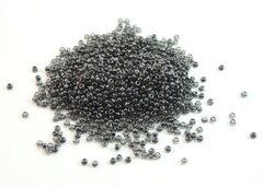 Бисер 10/0 PRECIOSA, 50 г, прозрачный перламутровый серый