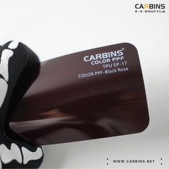 Carbins Color PPF Black Rose SP 17 бордовая красная цветная полиуретановая защитная антигравийная пленка