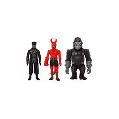 Фигурка Super7 Hellboy: Hellboy, Karl Kroenen, Kriegaffe Ape (3-Pack A)