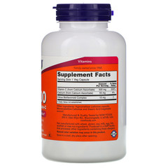 Now Foods, C-500, Аскорбат кальция-C, 250 капсул