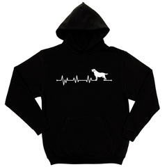 Толстовка "Лабрадор ретривер - сердечный ритм"