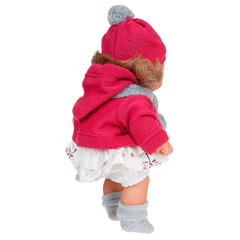 Munecas Antonio Juan Кукла Солидад в коралловом, озвученная (мама, папа, смех)., 27 см (12033)