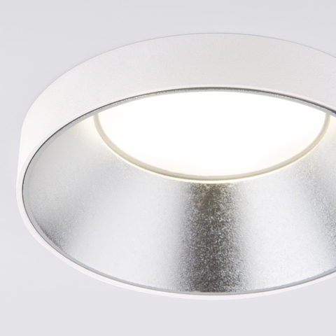 Встраиваемый светильник 112 MR16 серебро/белый
