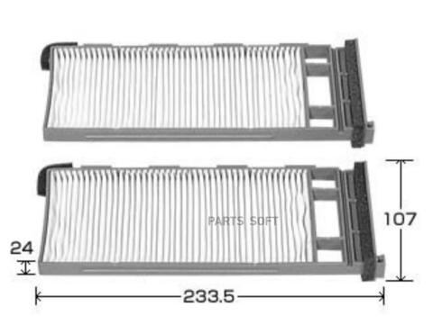 Фильтр салонный VIC  AC-203