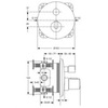 Термостат встраиваемый на 1 потребителя Ideal Standard Ceratherm 100 A4659AA