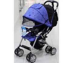 Коляска прогулочная Jetem Elegant (dark grey/purple, полоска)