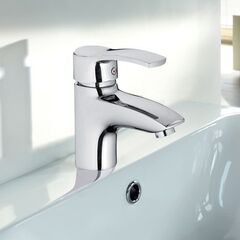 Смеситель для раковины, Frap, корот изл, с картриджем, хром, F1070