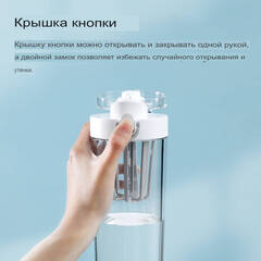 Спортивная бутылка для воды Xiaomi Mijia Tritan Water Cup 600 ml White (SJ010501X)