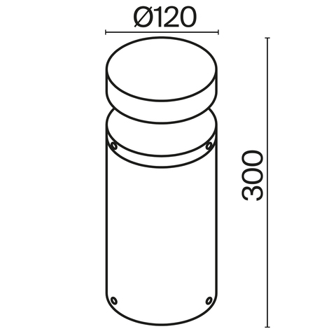 Ландшафтный светильник Maytoni Olten O591FL-L12GF3K