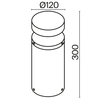Ландшафтный светильник Maytoni Olten O591FL-L12GF3K