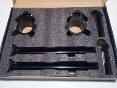 Клипоны для мотоцикл, диаметр 50 мм, черные