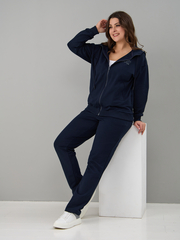 Костюм с брюками КБф-055О/синий-п