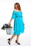 Платье для беременных 08671 зеленый