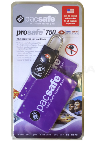 Картинка замок багажный Pacsafe Prosafe 750 черный - 4