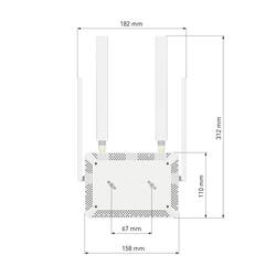 Keenetic Explorer 4G (KN-4910) Интернет-центр с модемом 4G, Mesh Wi-Fi 5 AC1200 и 4-портовым Smart-коммутатором