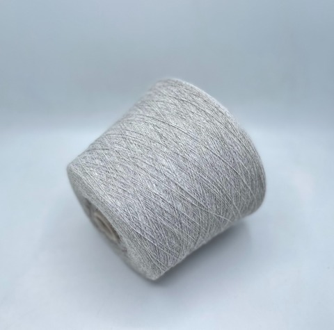 Бобинная пряжа (пр.Италия),1500м/100гр, Шерсть/Полиамид/Ангора , цвет -Серый меланж арт.31174