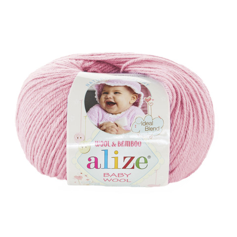 Пряжа Alize Baby Wool 371 розовый