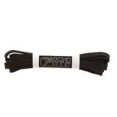 Шнурки черные 120 см больших размеров марки Делфино