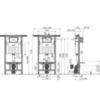 Инсталляция для унитаза с возможностью вентиляции Alcaplast Jadromodul AM102/1120V