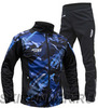 Утеплённый лыжный костюм RAY Pro Race WS Blue-Black Print мужской