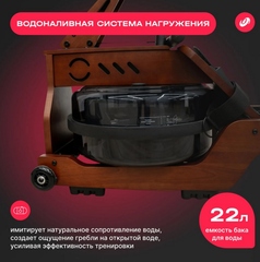 Гребной тренажер домашний SVENSSON BODY LABS WAVERUN