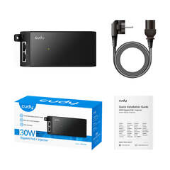 Cudy - Адаптер PoE+ 30 Вт с гигабитными портами POE200