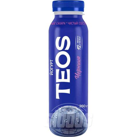 Йогурт Савушкин TEOS Греческий 1.8% 260г Черника, шт