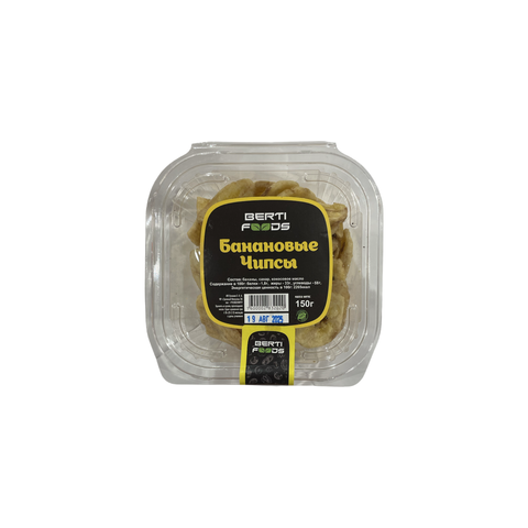 Банановые чипсы BERTI FOODS 150гр
