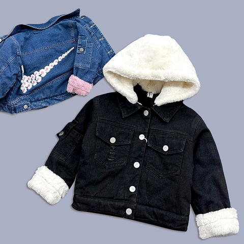 Куртка джинсовая на меху д (2-6) 251027-F956