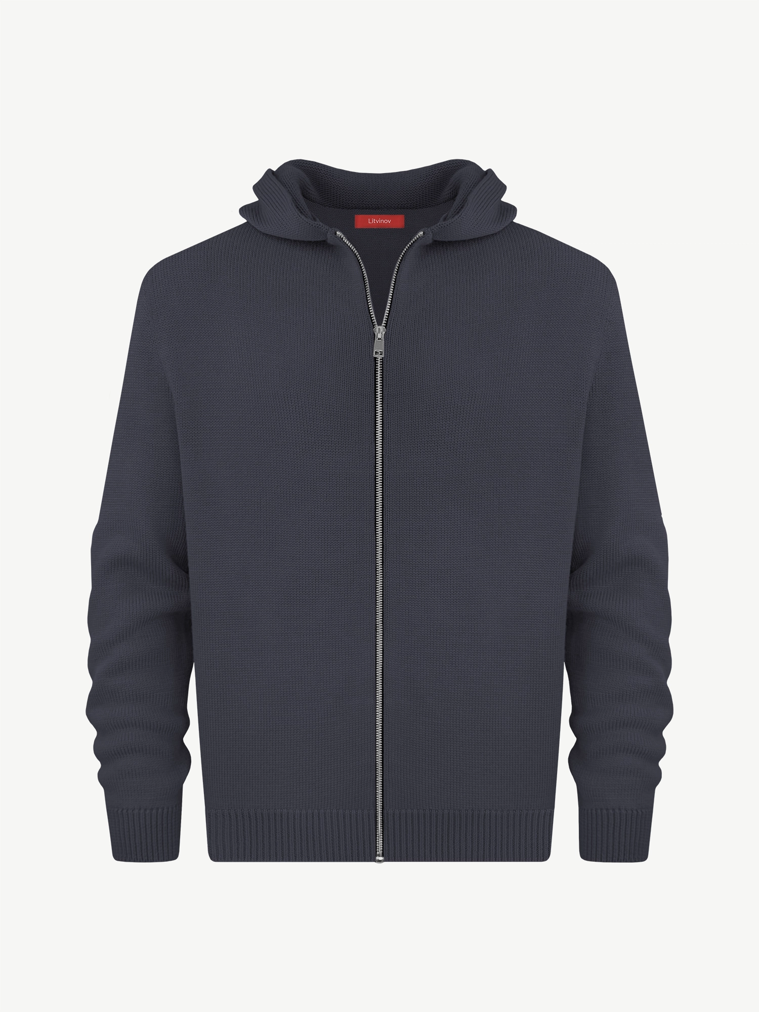 Толстовка на замке из экохлопка