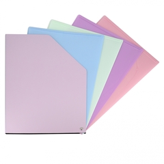 
          Папка архивная Alingar, 228*172 мм, пластик, 1500 мкм, на резинке с 4 файлами, розовая