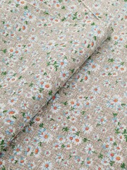 Ткань бязь плательная, рис. "Ромашки", ширина 150 см, арт. 622
