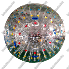 Гидро/аква зорб ТПУ с цветными держателями, диаметр 2.1 м