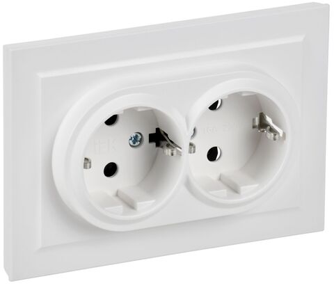 BRITE Роз. 2-я с з/к без з/ш 16А в сб. РС12-3-БрАБ а/б IEK