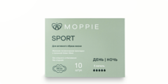 ПРОКЛАДКИ ДНЕВНЫЕ MOPPIE SPORT 290 ММ 5 КАПЕЛЬ 10 ШТ