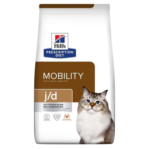 Hill's диета сухой корм для кошек J/D лечение заболеваний суставов 1,5кг