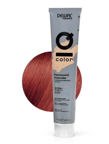 Краситель перманентный 7.44 Intense copper blonde IQ COLOR DEWAL Cosmetics, 90 мл