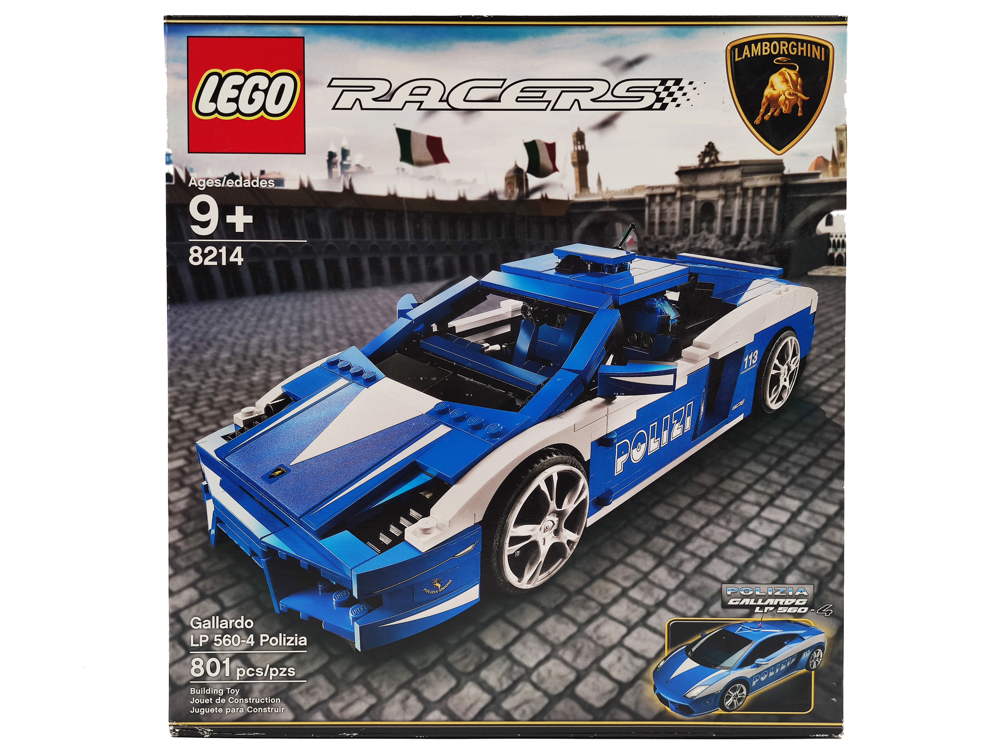 Конструктор LEGO Racers 8214 Ламборгини Галлардо LP 560-4 Полиция ...