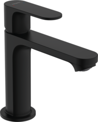 Смеситель для раковины 110, с донным клапаном, черный Hansgrohe Rebris S 72517670