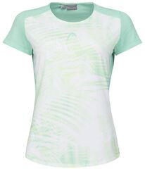 Женская теннисная футболка Head Tie-Break T-Shirt - pastel green/print vision