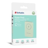 Портативный аккумулятор Verbatim Charge‘n’Go Power Bank 5000 мАч с беспроводной зарядкой, зелёный