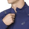 Рубашка беговая Asics Icon LS 1/2 Zip Blue мужская Распродажа